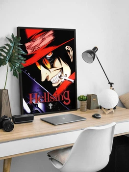 Постер аніме Хеллсінг / Плакат Хелсінг / Геллсінґ / Hellsing / Алукард