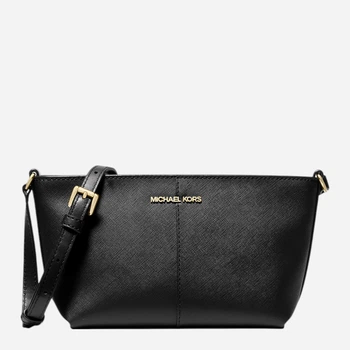 Сумка кросс-боди через плечо женская из искусственной кожи средняя Michael Kors 622293842 Черная (1159822839)