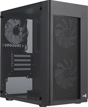 Корпус AeroCool Hexform-G-BK-v2 Black + БЖ VX Plus 500 500W (459227)