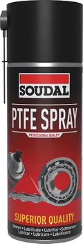 Тефлоновий мастильний аерозоль для високонавантаженних з'єднань Soudal PTFE Spray 400 мл (00009000000010PTFE)