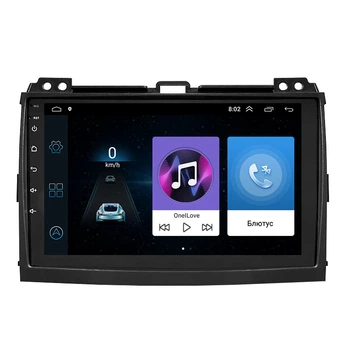 Штатная магнитола Lesko для Toyota Land Cruiser Prado 120 Series Рестайлинг 2007-2009 экран 9" 1/16 Wi-Fi
