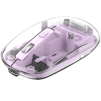Мышка беспроводная XO M12 |2.4G/BT, 5кн| Фиолетовый 49558