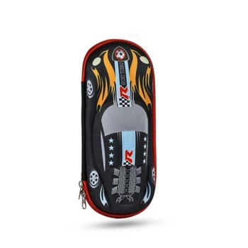 Пенал гоночна машина Stenson Space Cars 10х22см Чорний (R97925)