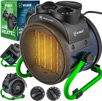 Тепловентилятор керамический 2000W Wuber