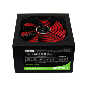 Блок живлення 450Вт GameMax 120мм, 1xMB 24pin(20+4), 1xCPU 4pin, 3xMolex, 4xSATA