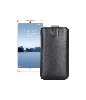 Витяжка з екошкіри для телефону Meizu 15 lite Чорний