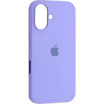 Чехол силиконовый Epic Premium Silicone Case Full Cover для Apple iPhone 16 light purple
