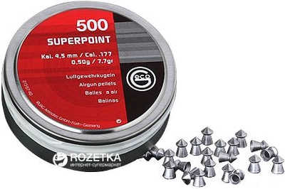 Свинцеві кулі Dynamit Nobel Basic GECO Superpoint IT 4.5 мм 500 шт. (2136740)