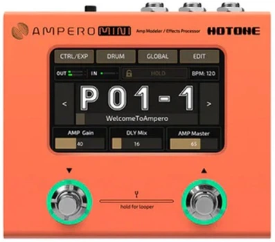 Процессор эффектов Hotone Audio Ampero Mini Orange