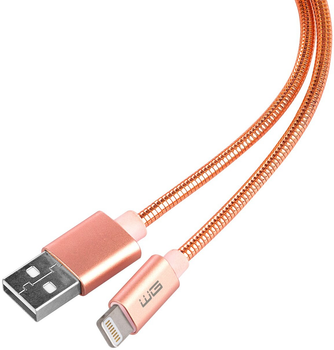 Kabel Winner Group USB Type-A - Lighting 1 m Pink (8591194089855)