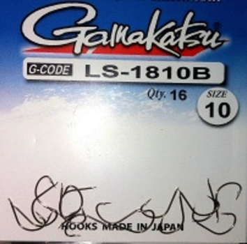 Крючок GAMAKATSU LS-1810B №10 N/L,16шт,28912