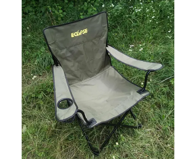 Кресло Eclipse EC-20G складное, с подстаканником, зеленое,30.29.21164