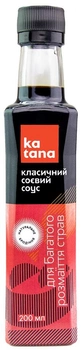 Соус соєвий Katana класичний 200 г (4820131230611)
