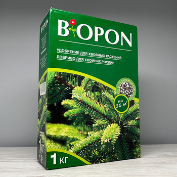 Добриво BIOPON для хвойних рослин гранули 1 кг