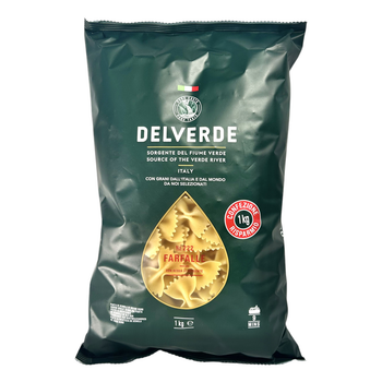 Макароны Delverde бантик farfalle #222, 1000 г