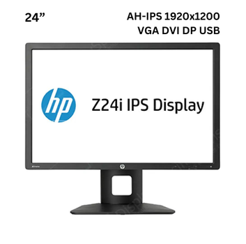 Монитор 24" Hewlett Packard Z Display Z24i AH-IPS PLS 1920x1200 Full HD 16:10 VGA DVI DP USB (MHZ24i_A) Б/У