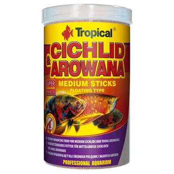 Сухой корм Tropical Cichlid Red & Green Medium Sticks для всех цихлид 360 г (палочки)
