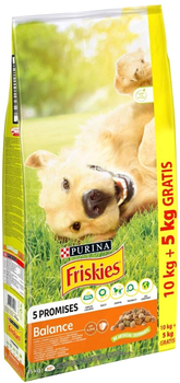 Karma dla psów Purina Friskies Balance z kurczakiem i warzywami 15 kg (8445291662704)