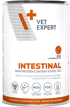 Вологий корм для собак Vet Expert Intestinal ветеринарний з ягнятиною 400 г (5901891240719)