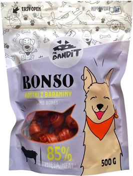 Przysmak dla psów Mr. Bandit Bonso kostki z baraniny 500 g (5902414204911)