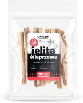 Przysmak dla psów Uniszki jelita wieprzowe 100 g (5902921214199)