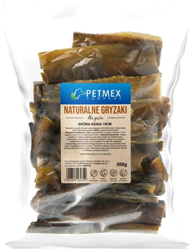 Przysmak dla psów Petmex skóra dzika 15 cm 500 g (5902808160878)