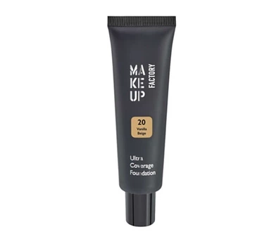 Тональный Крем Для Лица Make Up Factory Ultra Coverage Foundation 20 Vanilla Beige 30 Мл