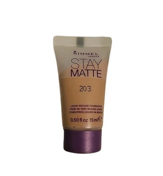 Тональный Мусс Для Лица Rimmel Stay Matte Liquid Mousse Foundation 203 True Beige 15 Мл