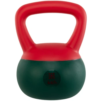 Гиря мягкая BLOOM SOFT KETTLEBELL LB7012-4 4кг (верх-PVC, наполнитель-песок, Красный-зеленый)
