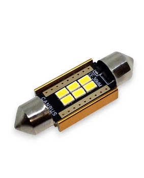 Светодиодная лампа C5W Festoon 6SMD 3020 12V 36мм с обманкой Белый свет (31450)