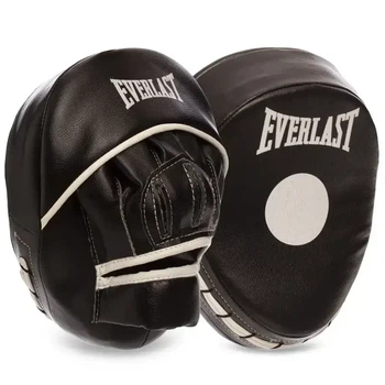 Лапи боксерські EVERLAST гнуті стрейч чорні