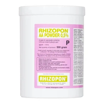 Укорінювач Різопон Rhizopon Powder AA 0,5% 500г для зелених і напівздерев’янілих живців