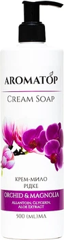 Крем-мыло для рук "Орхидея-Магнолия" - Aromatop Cream Soap 500ml (1409597-25428218)