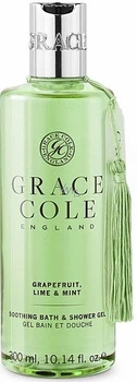 Гель для ванни і душу "Грейпфрут, лайм і м'ята" - Grace Cole England 300ml