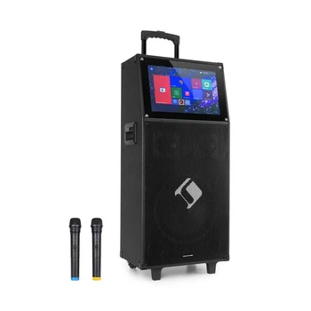 Караоке-система візок Auna Pro KTV 15,4 дюйма Wi-Fi BT USB SD HDMI