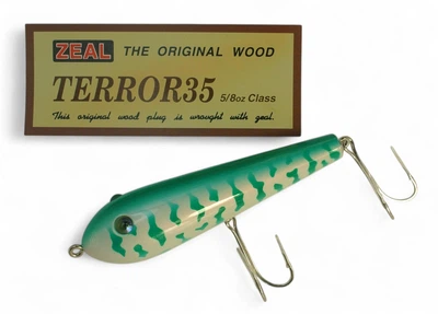 Воблер ZEAL TERROR 35, 3/8 oz, 2001, Green Tiger