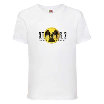Футболка дитяча Сталкер 2 (STALKER 2 - 003) біла 128 см