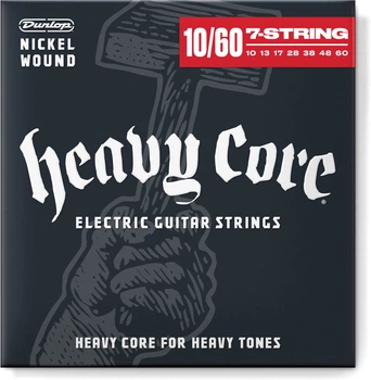 Струни для 7-струнної електрогітари Dunlop DHCN10607 Nickel Wound Heavy Core (R119073)