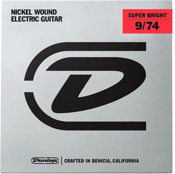 Струны для 8-струнной электрогитары Dunlop DESBN0974 Super Bright Nickel Wound (R122851)