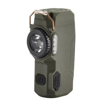 Фонарик UKC D50-SMD green портативный USB светодиодный / зажигалка