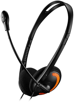 Навушники Canyon HS-01 Black-Orange (CNS-CHS01BO)