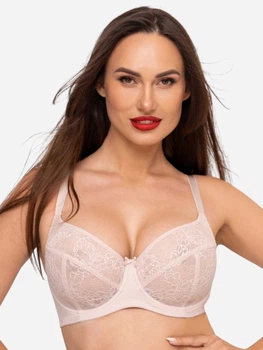 Бюстгальтер с косточками кружевной KALYNA Eva 5214 80D Пион (4820285363814)