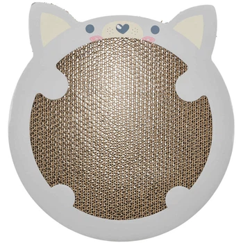 Когтеточки Trixie Дряпка картонная в форме хомяка с кошачьей мятой для котят 31х2,5х32,5 см (1111185462)