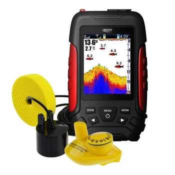 Эхолот для рыбалки Lucky FL168LIC-WT, угол обзора 45°, глубина 0,7/100 м