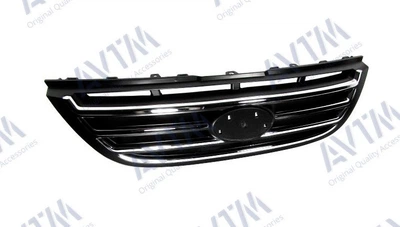 Решетка радиатора AVTM Kia CERATO 06-09 седан хром черный КИА Церато АМ0037509