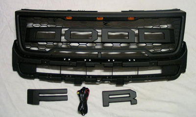 Решетка радиатора тюнинг ASP Ford Explorer 16- 5 LED стиль Raptor Форд Эксплорер L2247