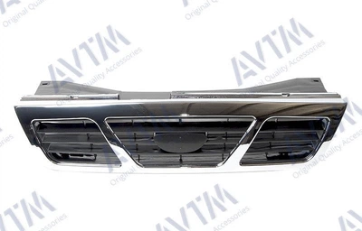 Решетка радиатора AVTM Daewoo NEXIA 95-08 черная с рамкой тип UZ Daewoo хром Дэу Нексия АМ0037428