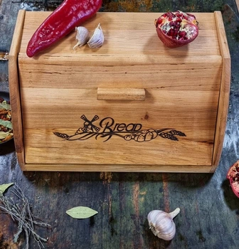 Хлебница-доска Maysternya для нарезки хлеба "Bread" 37*24*19см (8920Б)