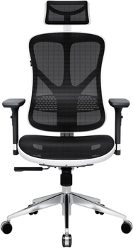 Крісло офісне ергономічне Diablo Chairs V-Basic White-Black (5902560334562)