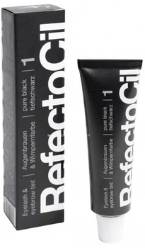 Фарба для брів та вій RefectoCil 01 Pure Black 15 мл (9003877906957)